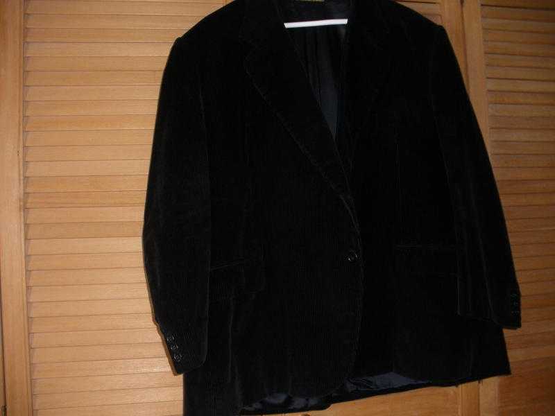 Black Corduroy Jacket Tailormade in Southern Italy