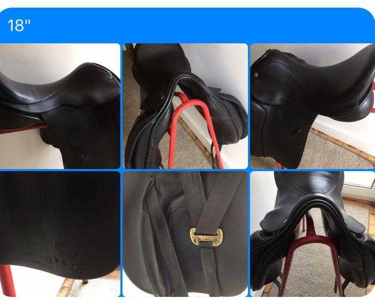 Black Country Dressage Saddle 18quot