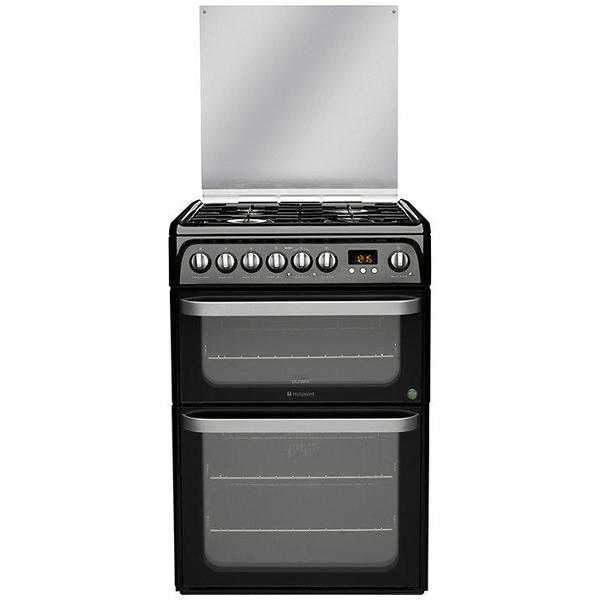 Black Freestanding Dual Fuel Cooker