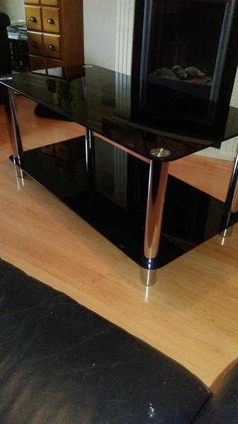 Black Glass Coffee Table