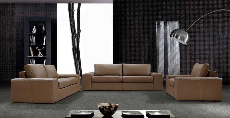 Black italian leather sofa for sale