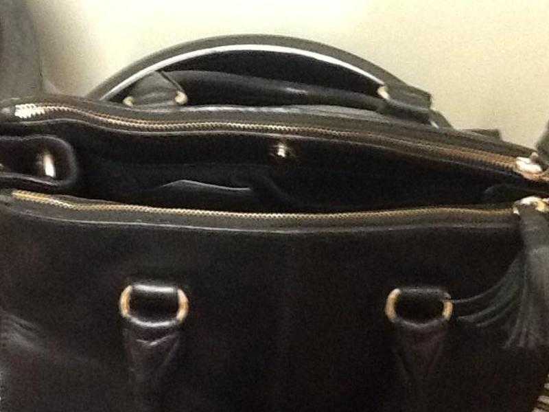 Black Leather Handbag