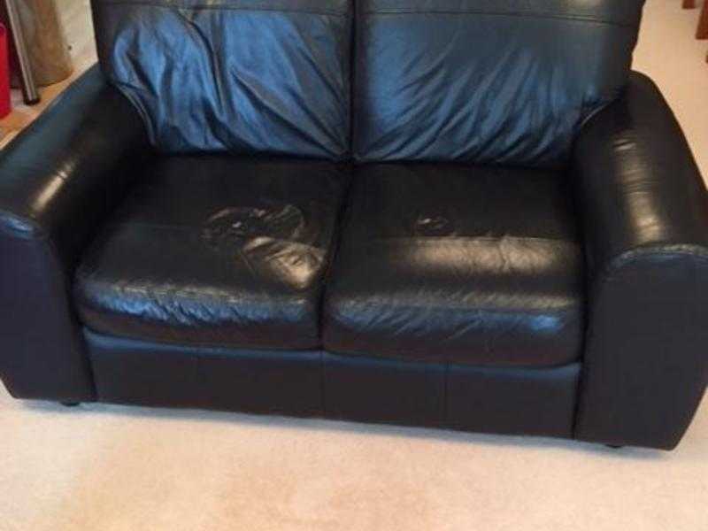 Black Leather Sofa