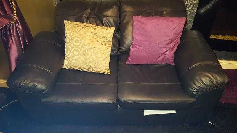 Black Leather sofas