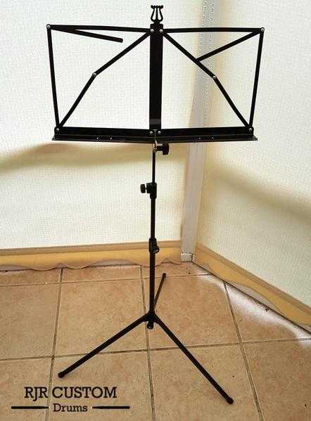 Black Metal Sheet Music Stand