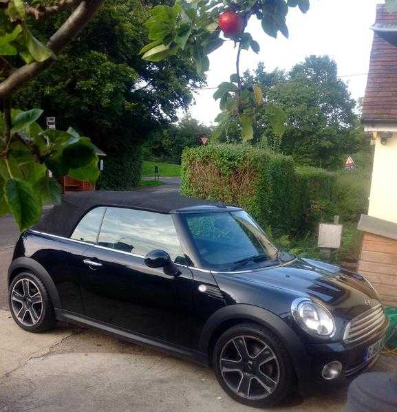 Black Mini Convertible 2010