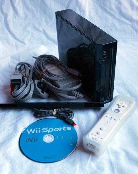 Black Nintendo Wii Bundle