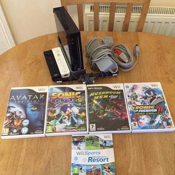 Black Nintendo Wii Bundle