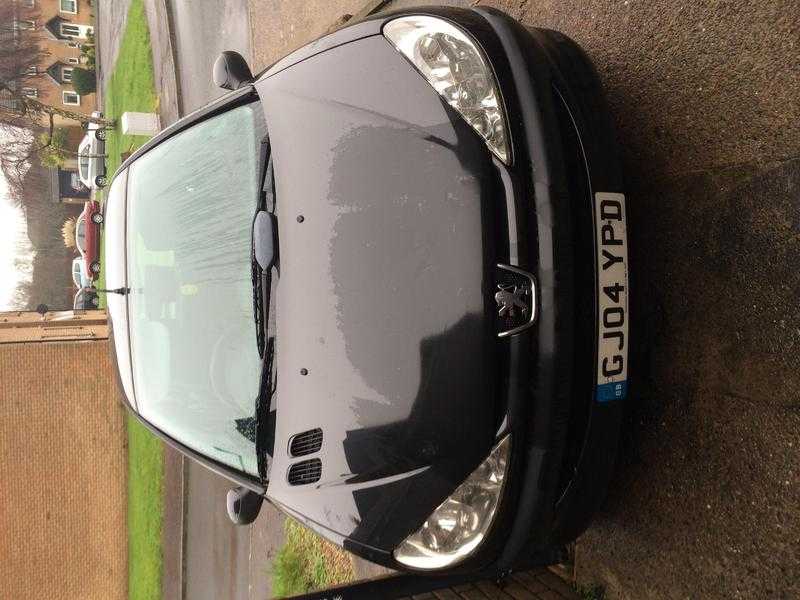 Black Peugeot 206 2004