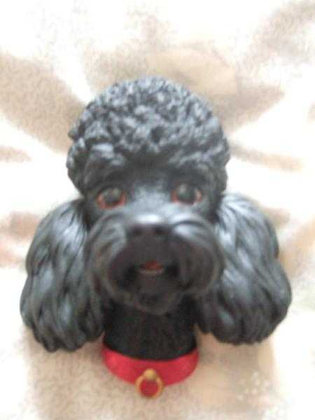 BLACK POODLE PLAQUE