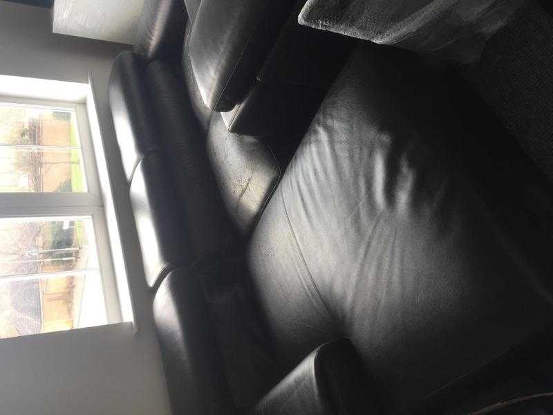 Black sofa