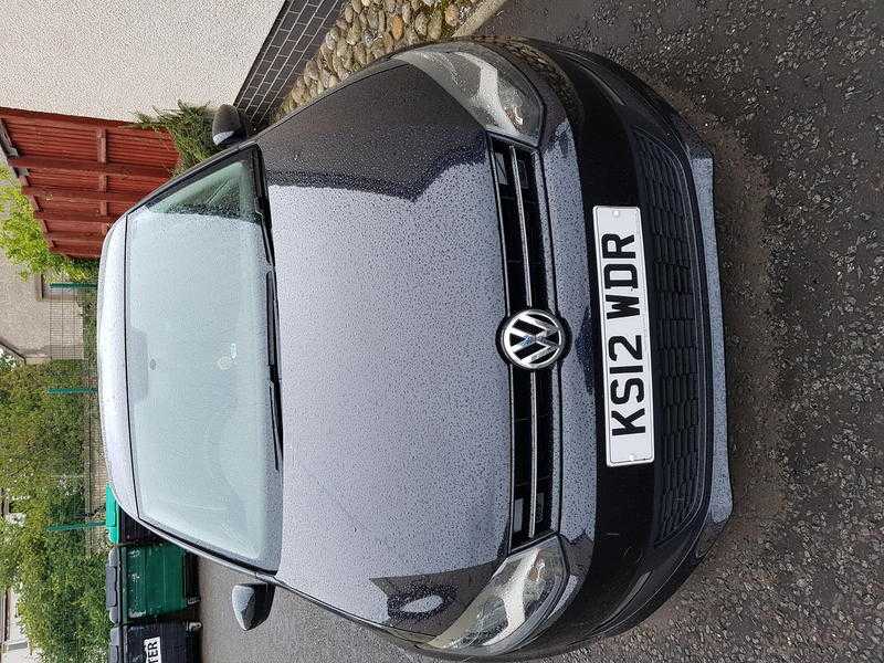 Black Volkswagen Polo 2012