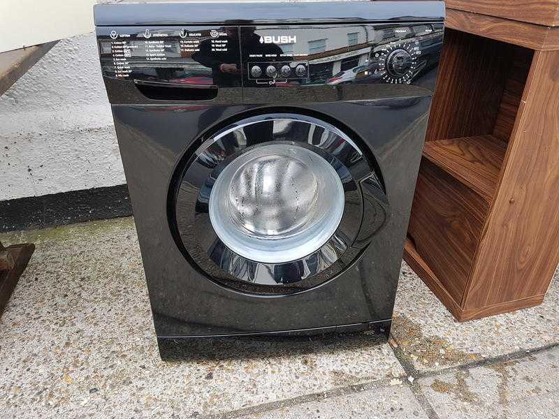 Black washing machine  by Bush