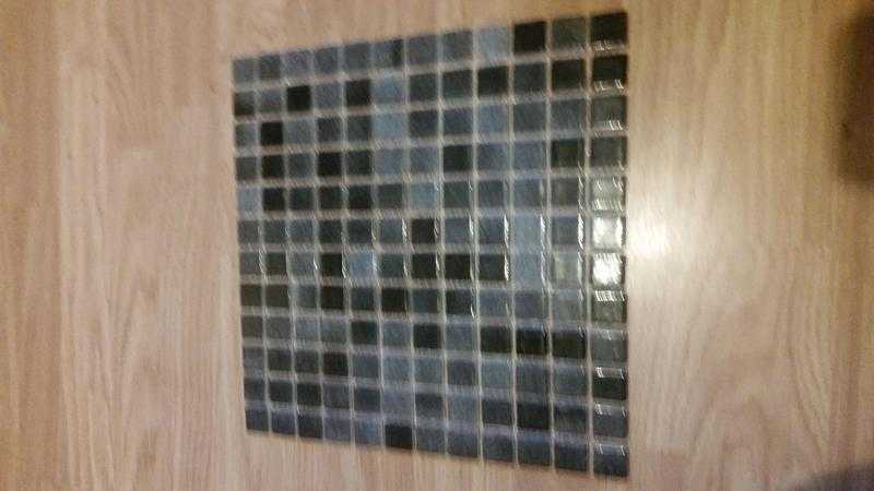 BlackGrey mosiac tile sheets