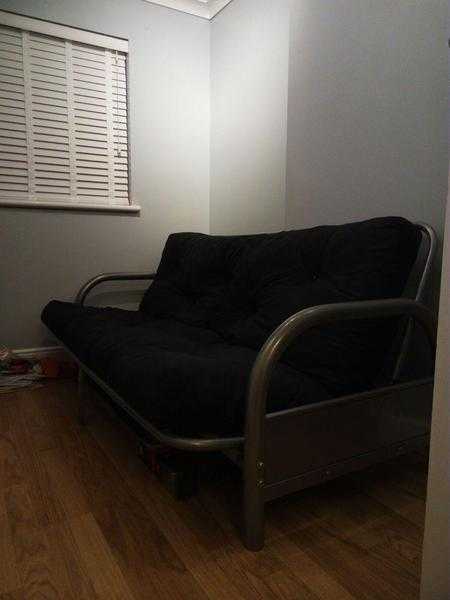 BlackSilver Sofa Bed