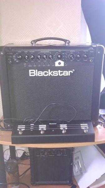 Blackstar ID 15TVP amp and Blackstar FS 10 footswitch.