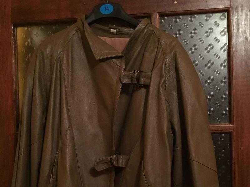 Blouson leather jacket