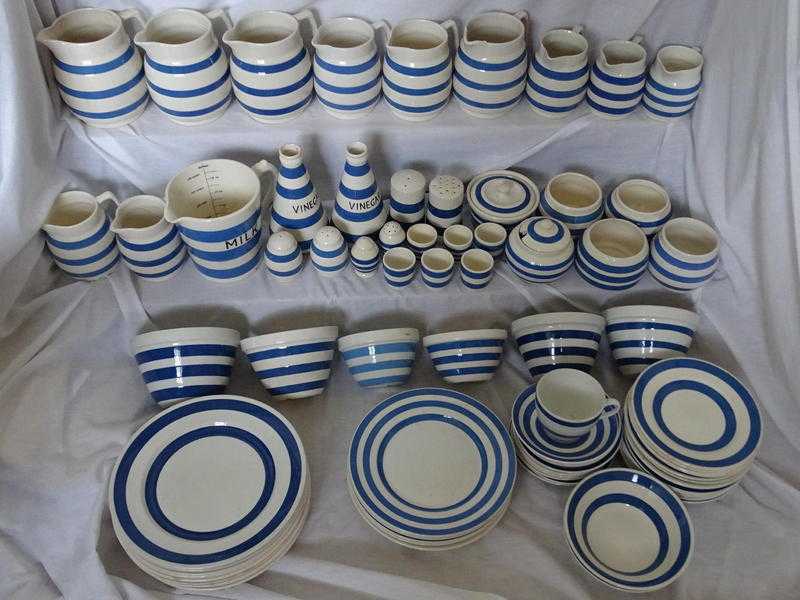 Blue and White Cornishware