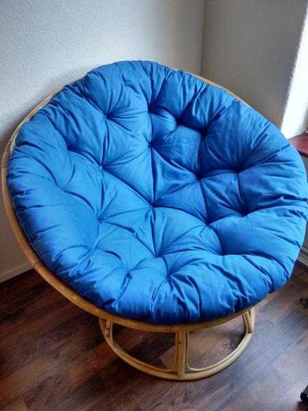 Blue Bamboo Chair