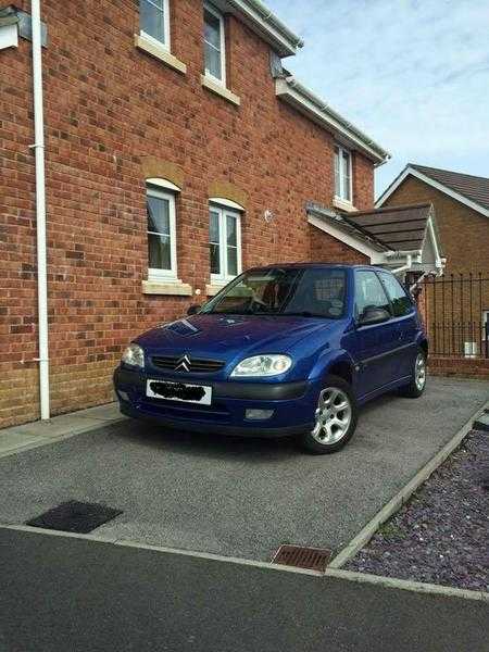 Blue Citroen Saxo VTR 2003 03953039 reg ONLY 57500mls MOT OCT 2016