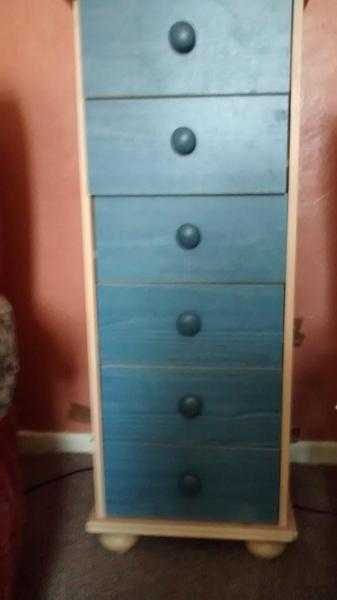 Blue drawers