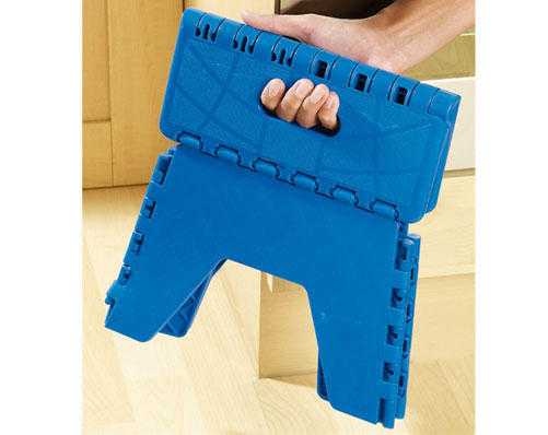 Blue Folding Step Stool