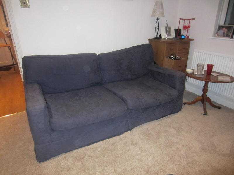 Blue Large 2 seater sofa