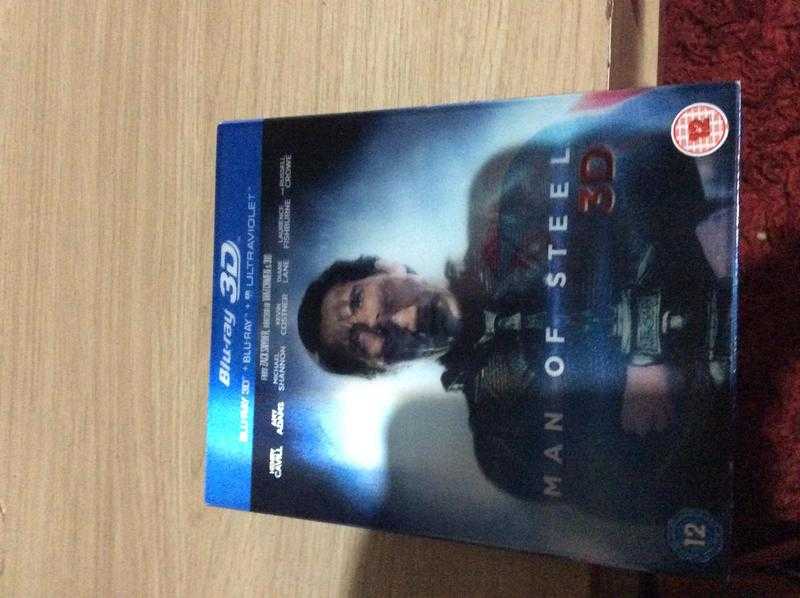 Blue ray 3D  man of steel