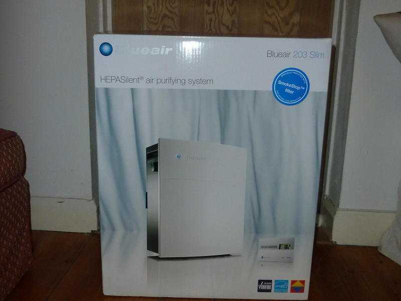 Blueair 203 SmokeStop Top Quality Air Purifier - Very Good Condition Hardly Used