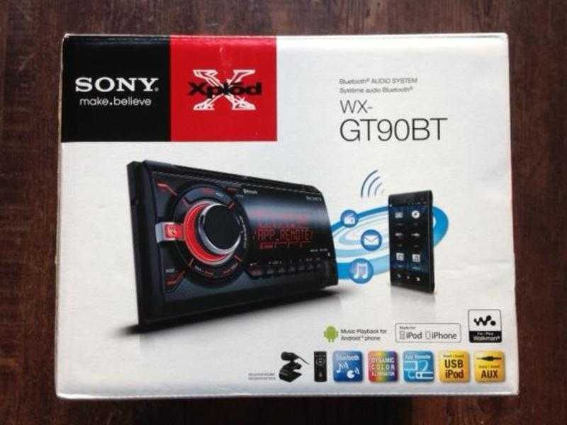 Bluetooth Car Audio System - Sony. AS NEW