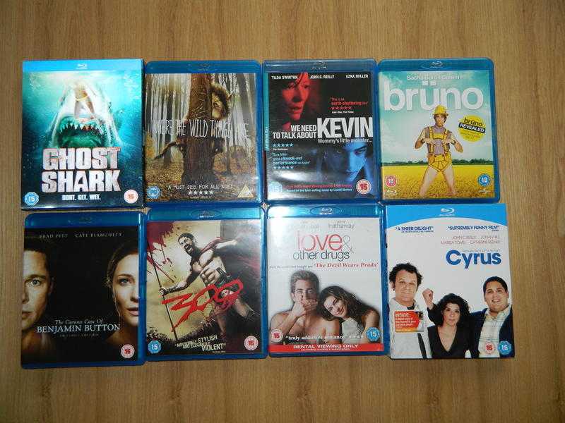 Bluray Dvd Films 2.50 each