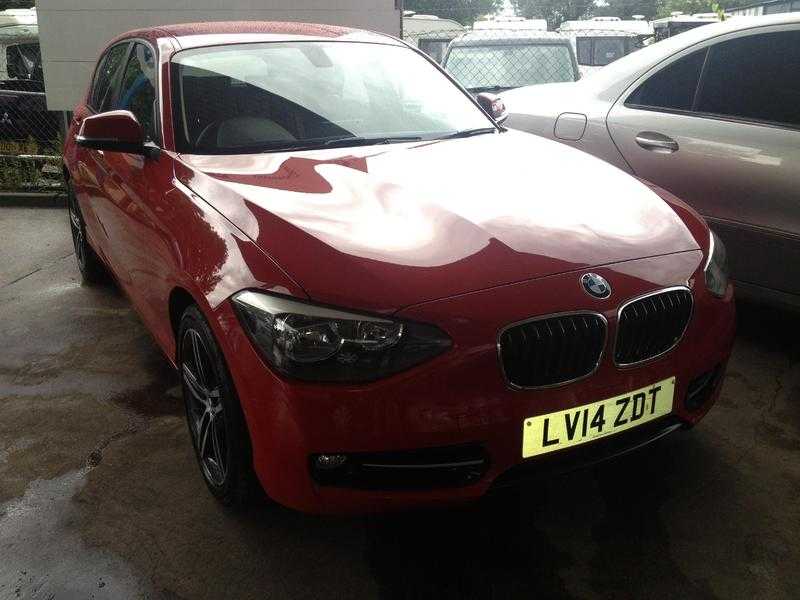 BMW 1 Series 2014 Red