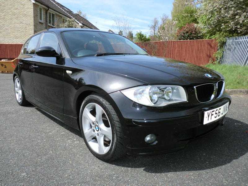 BMW 118 D SPORT 2007 quot56quot  Black ,  FULL HISTORY