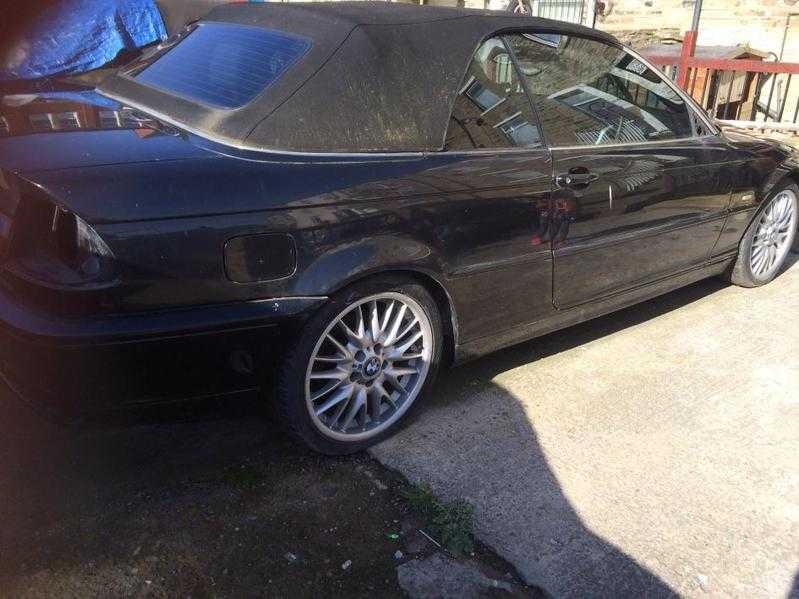 BMW 320CI, BLACK, 2001