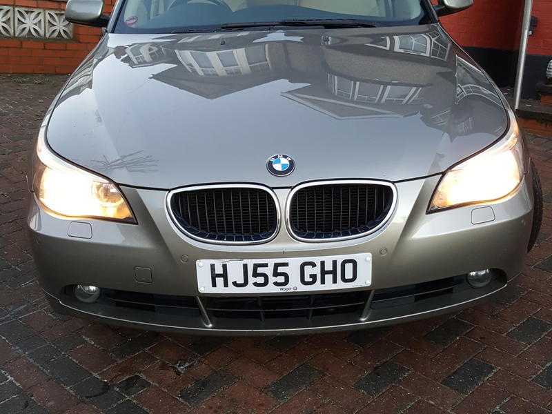 BMW 525d SE Auto 2005 extra wide screen display matching Cream Leather Run Flat Blue ToothMobile