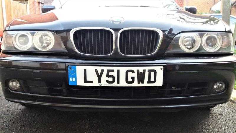 BMW 525i Touring (estate) 2001. Black with Black Leather.