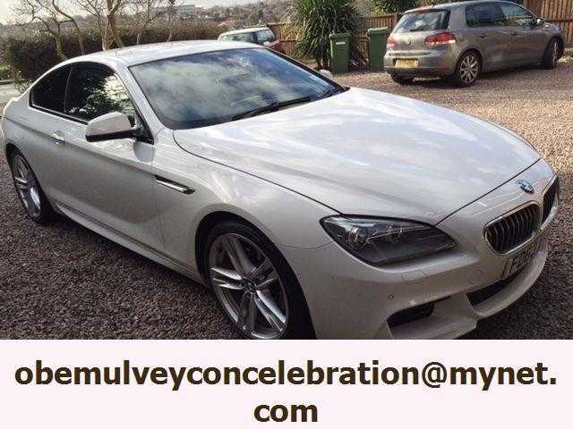 BMW 640D M SPORT AUTO WHITE (63 Reg) 40k Miles FBM