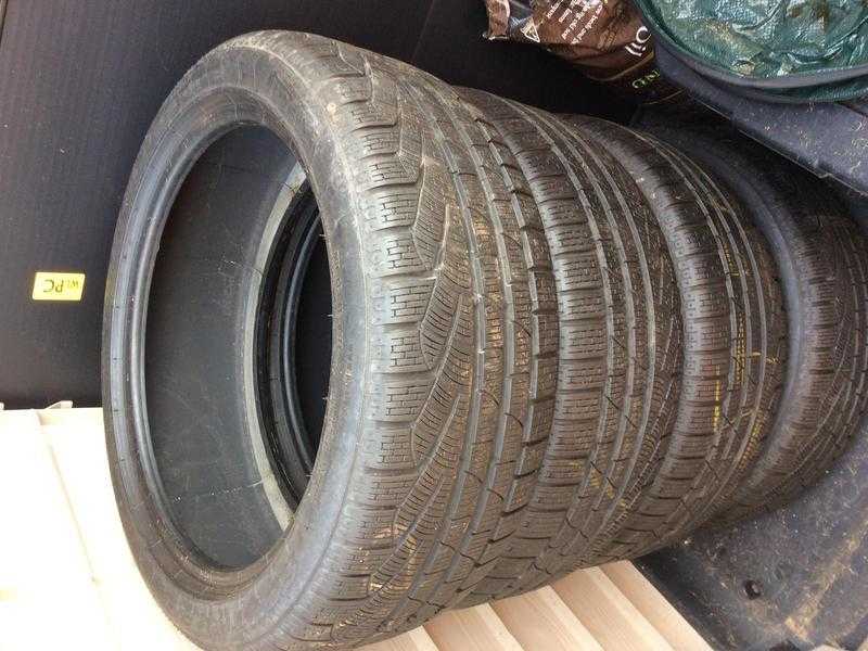 BMW winter tyres run flat