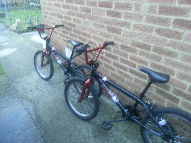 BMX bikes