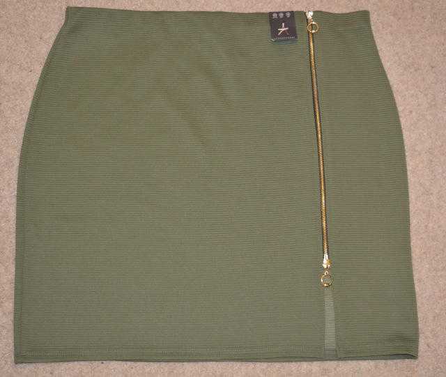 BNWT Womens Ladies sexy green khaki Skirt size 20 NEW from ATMOSPHERE XL