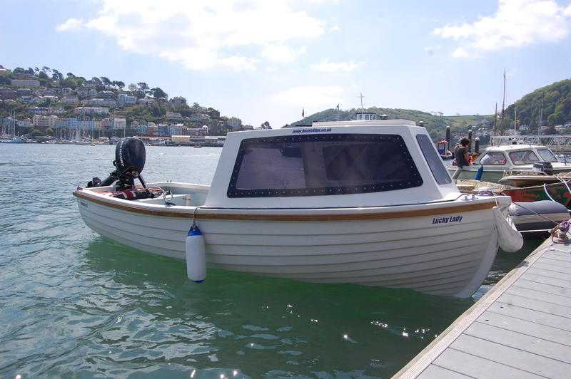 Boat 03912 foot039 with cuddy including trailer, 6hp outboard engine amp more