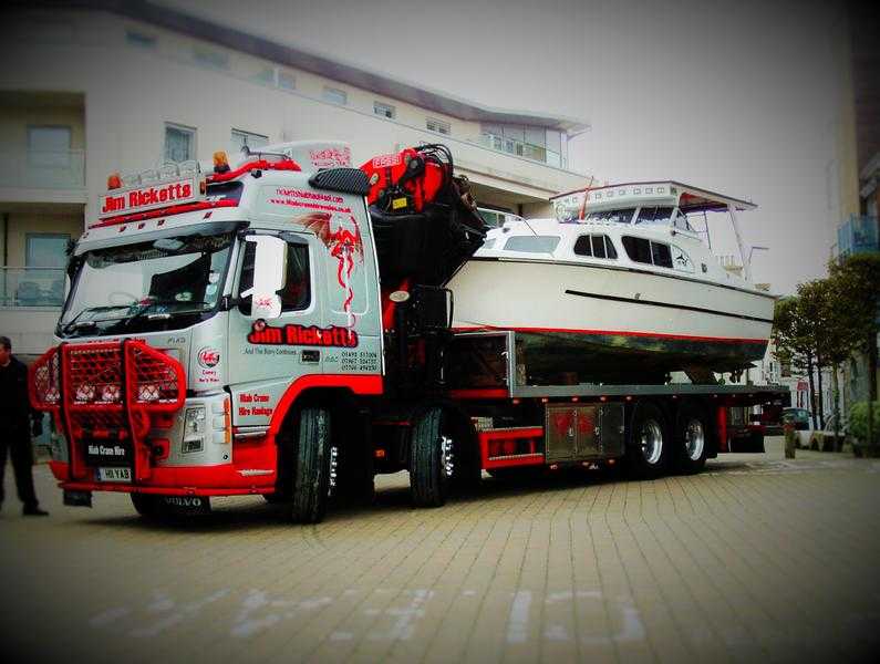 Boat and Yacht Lifting and Transport North Wales UK