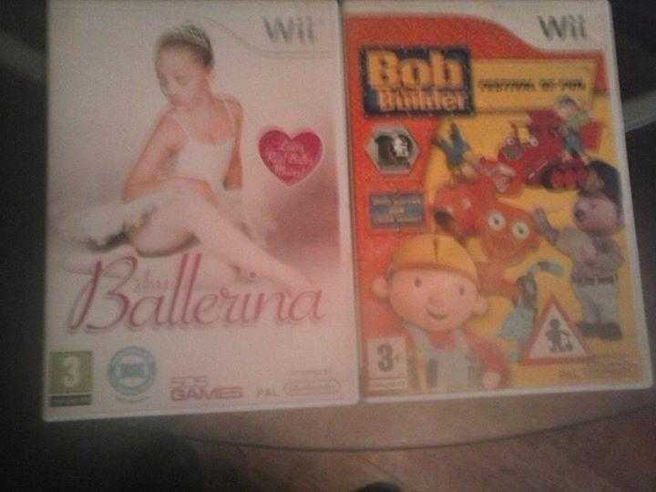 BOB THE BUILDER FESTIVAL OF FUN (Wii)  amp Diva Ballerina (Wii) Girls Ballet Dance