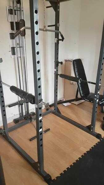 BODYMAX CF375 POWER RACK SYSTEM (WITH LATLOW PULLEY)