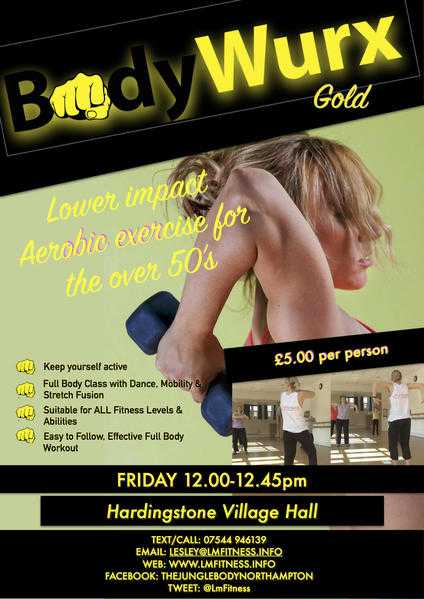 BodyWurx Gold - (Over 50039s Aerobics Class)