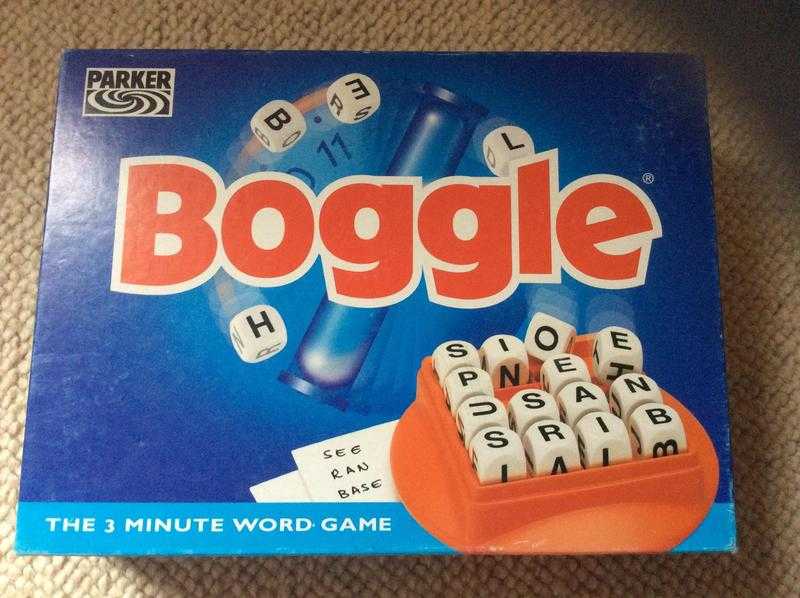 Boggle, NewStill Sealed Box, 1996 Parker Edition