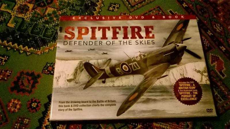 book and dvd  on spitfire  new