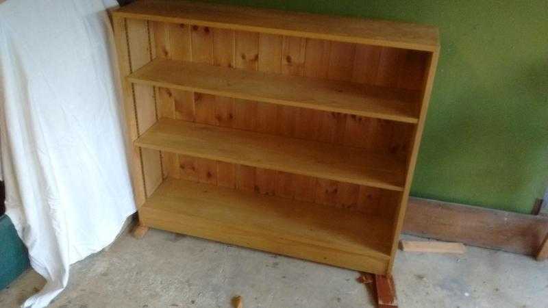 Bookcase, light coloured wood