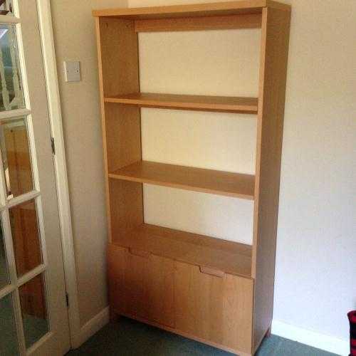 Bookcase with cupboard