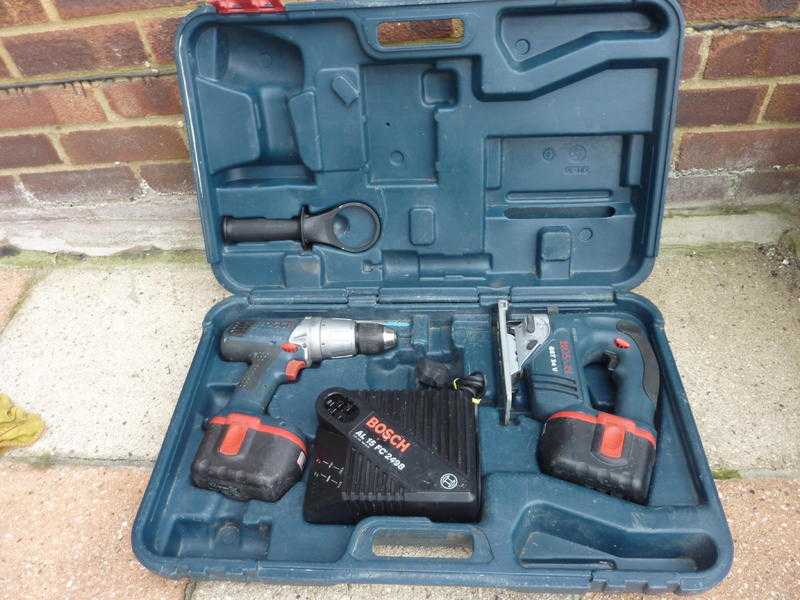 Bosch .combi, 24.volt 2 speed .hammer drill .amp jigsaw .